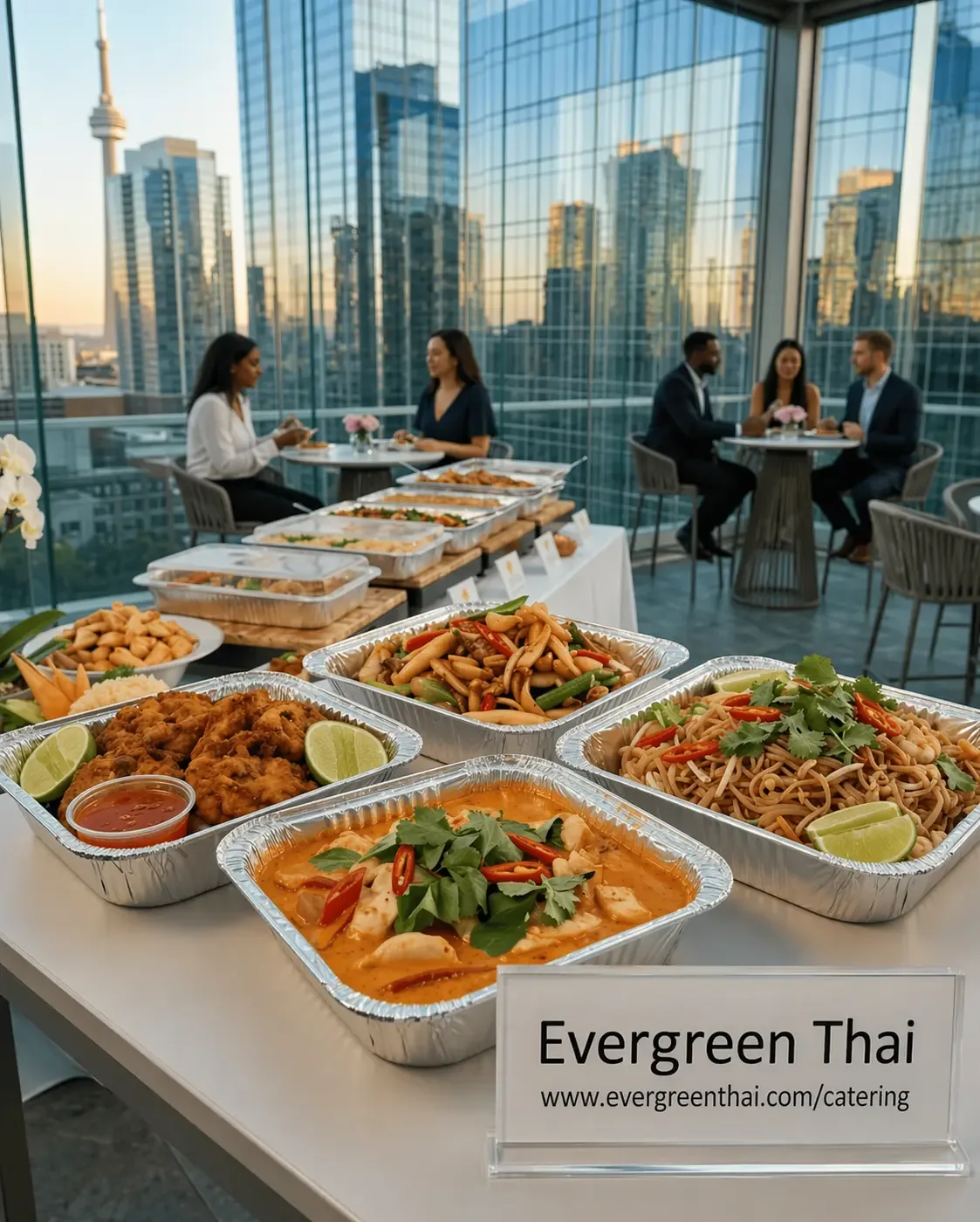 Vegetarian catering delivered across downtown Toronto from Dundas Street